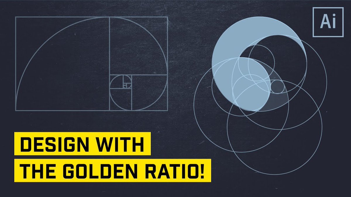 Adobe Design Layout Learn How To Use The Golden Ratio To Design Icons And Logos Tutvid Shows You How T Co Tek6ozklgu Weekoficons T Co Yav9m4mots