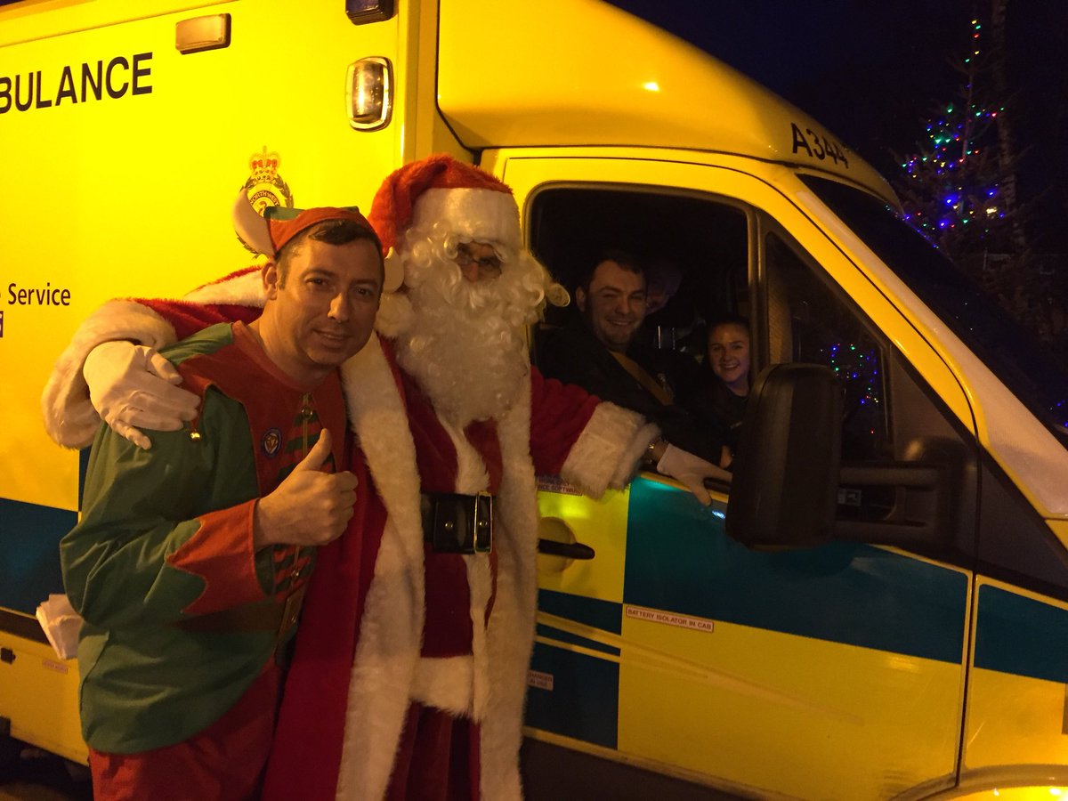 SuperJCharity's tweet photo. Great to see our friends @manchesterfire @NWAmbulance  today during our #SuperJoshSanta tour! @WythenshaweHosp @boltonnhsft 🎅👍🏻 https://t.co/26B4y63bNu