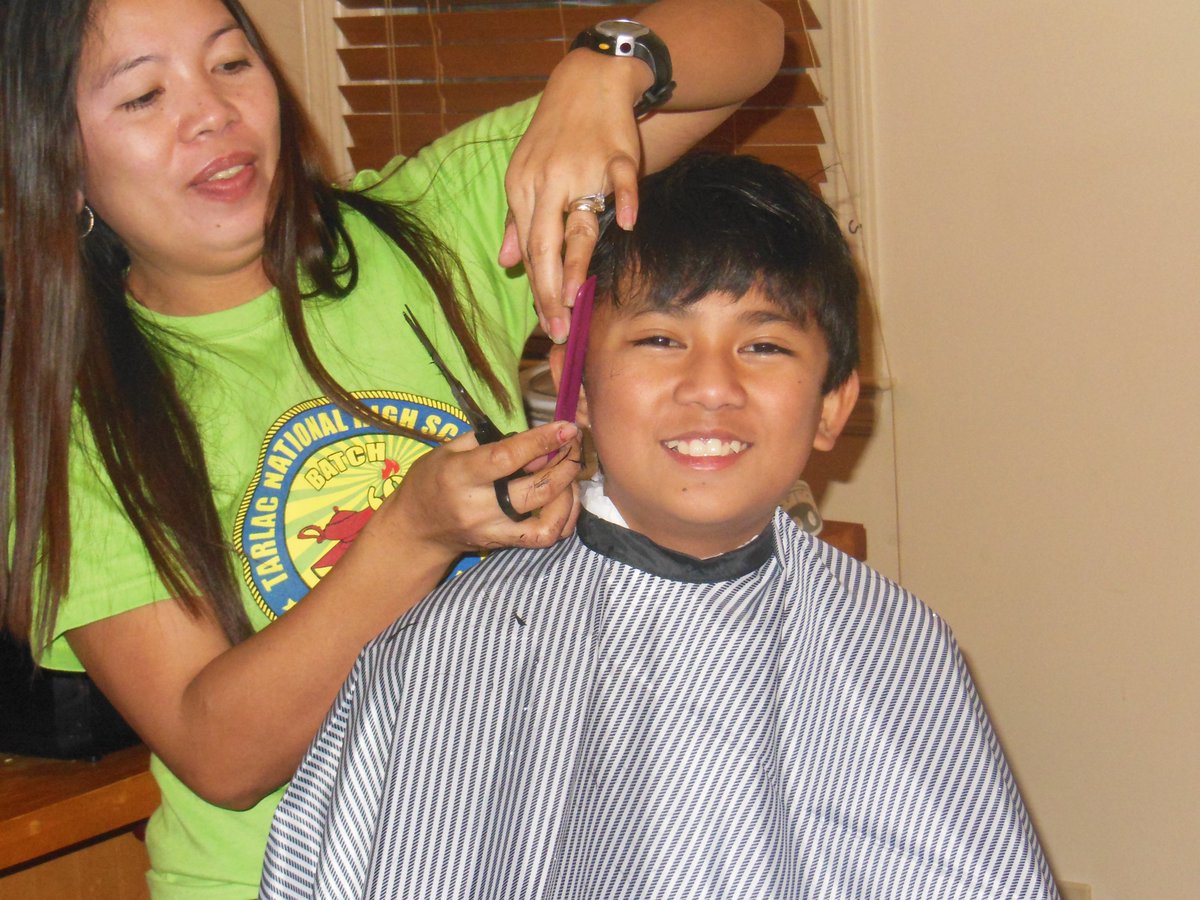 autoclear's tweet image. Shared from Photos app
1 photo during the days when they smiled and let momma cut their hair.