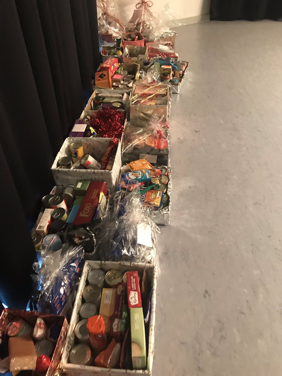 olsjre's tweet photo. Christmas Food Hampers have begun to arrive. Great efforts. #advent #prepare #hope https://t.co/I4IAc5Wuw6