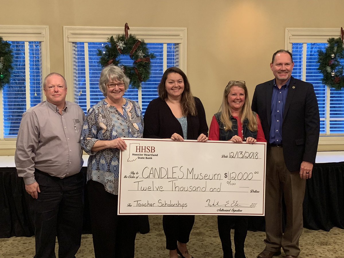 Mr. Etcheson and Mr. Monts <a href="/myHHSB/">Hoosier Heartland State Bank</a> announce the teacher recipients for summer 2019 Candles trip to Auschwitz. Congratulations to Southmont’s winner, Jessica Briones. #ProudToBeAMountie