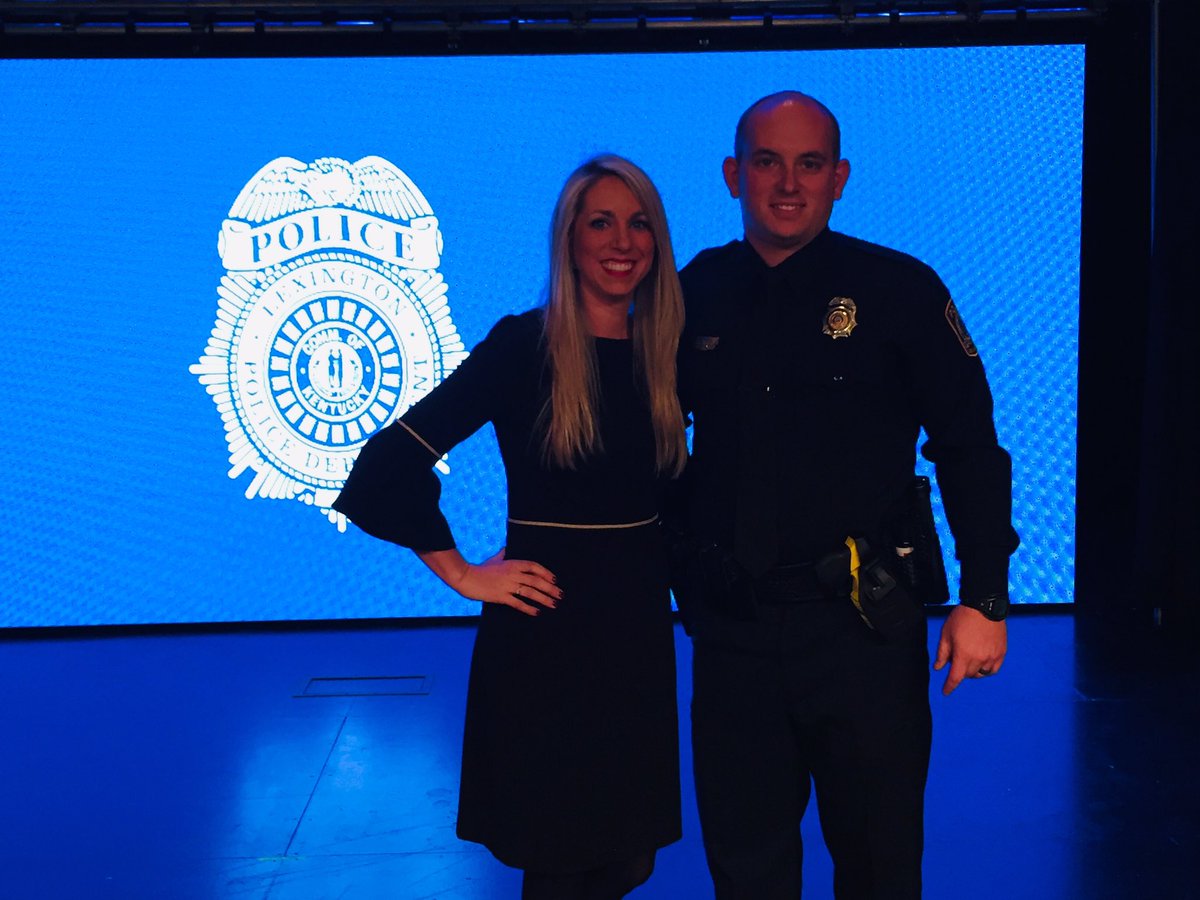 Graduated the police academy today! So thankful for my wonderful wife to stand by me through this! Couldn’t do it without her!