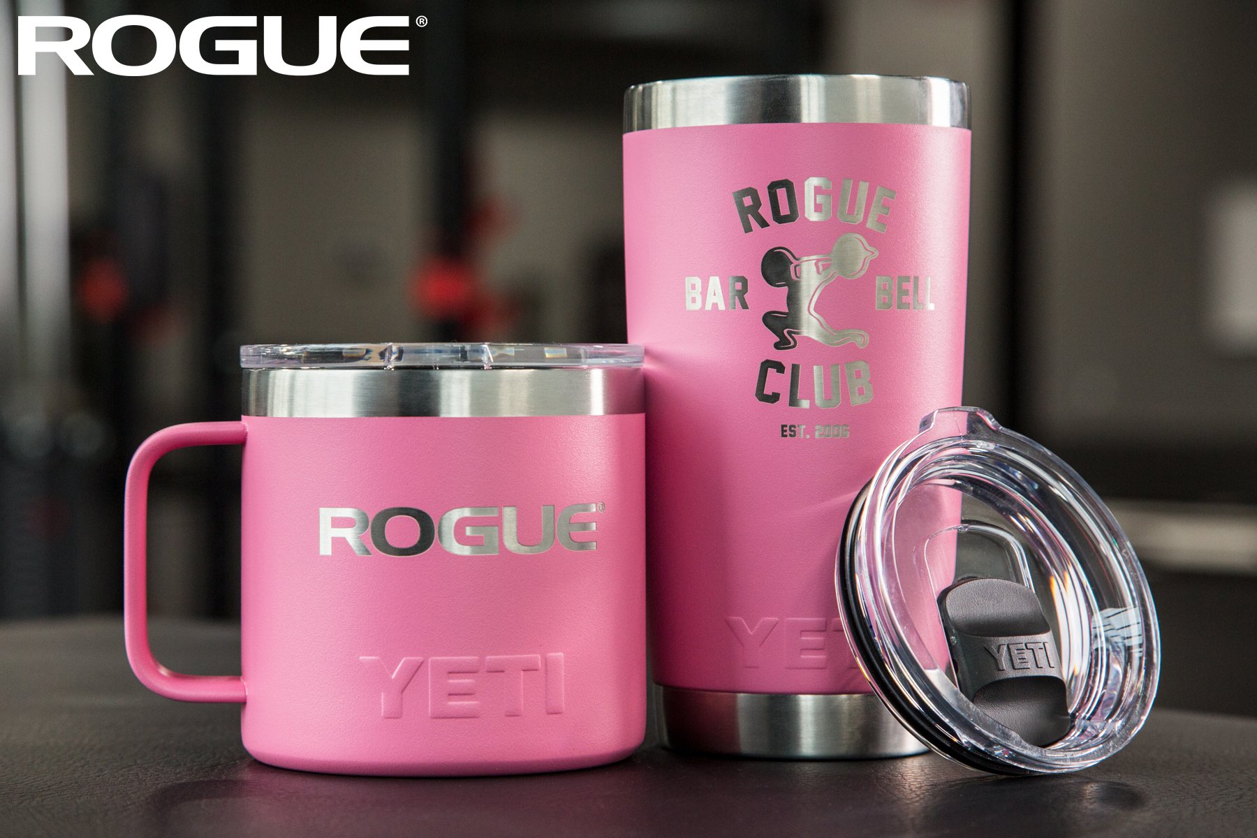 Rogue Fitness on X: New pink Rogue YETI drinkware just dropped!    / X