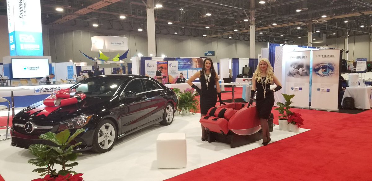 HTFeelBetter's tweet photo. Come by and check out our booth #6085 at the World Congress &amp; Exhibition on Anti-Aging in Medicine in Las Vegas Dec.13-15th! If you're lucky you might even win a Novo XT2 (models &amp; Mercedes not included) 😉 https://t.co/nrUC8G67Sw  #RedefiningMedicine2018 #A4M #HTFeelBetter https://t.co/AcMHO1NajA