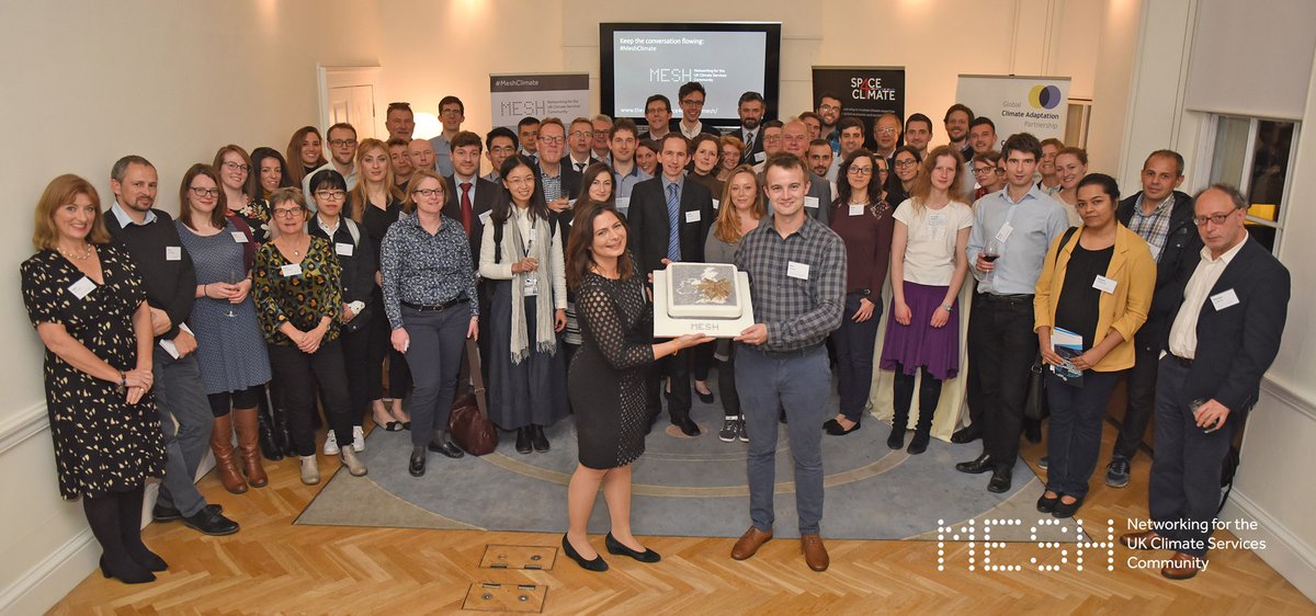 ClimateMesh's tweet photo. Here is the inaugural #MESHclimate community at the launch event we ran in partnership with @GCAP_adaptation and @Space4Climate, supported by @ClimateLondon during @beisgovuk #GreenGB at the recently refurbished @rsahouse. https://t.co/lvYLW9Gnmb