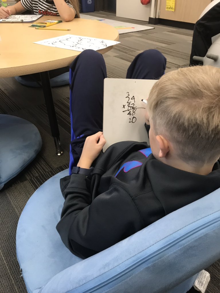 Miss_Lamp's tweet photo. We spent our morning doing fun activities to practice our 2-digit by 2-digit multiplication strategies https://t.co/Ee1bbgpRLw