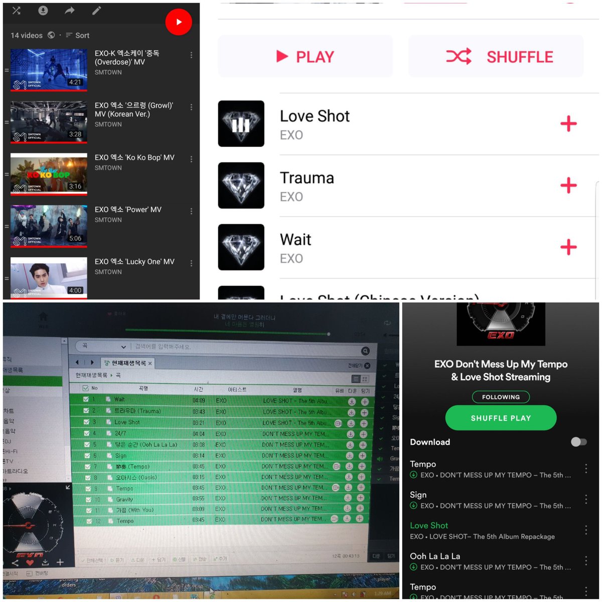 aichenie's tweet photo. @EXOGlobal @weareoneEXO Here Y'all
#ItsTheLoveShot
#weareoneEXO
#์ด๋์๋_์์_์๋ฒฝํ_EXO
#6์์์๋ฌ๋ธ์ท์กฐ์ค์๋ฃ
#EXO
@B_hundred_Hyun
@layzhang
#LoveShotVideo
#AnotherLoveShot
https://t.co/a2ACHQb9Iz
https://t.co/b2BUb5ImFU
https://t.co/XB8Cx2HoPD
https://t.co/XcLObaMuAl https://t.co/bO1cnqCzLo