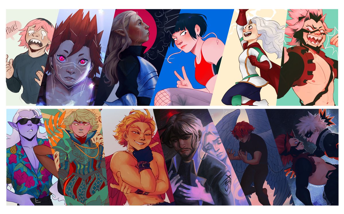 2018 has been a year alright. I consider this year to be one where I managed to overcome struggles I spent years avoiding in art, and a year where I've been more conscious over how I build up illustrations. A satisfying step forward! 