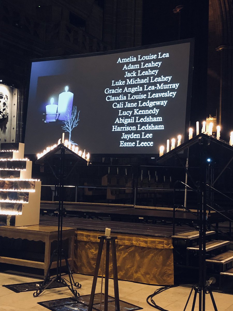 simo8691's tweet photo. Lovely #candleservice tonight @LivCathedral run by @AlderCentre over 1100 names of children who sadly are no longer with us remembered & screened throuout the service! #NeverForgotten #RememberWithLove #inmemoryamelialouiselea ๐๐ผ๐ป https://t.co/4gFO3x7U8E