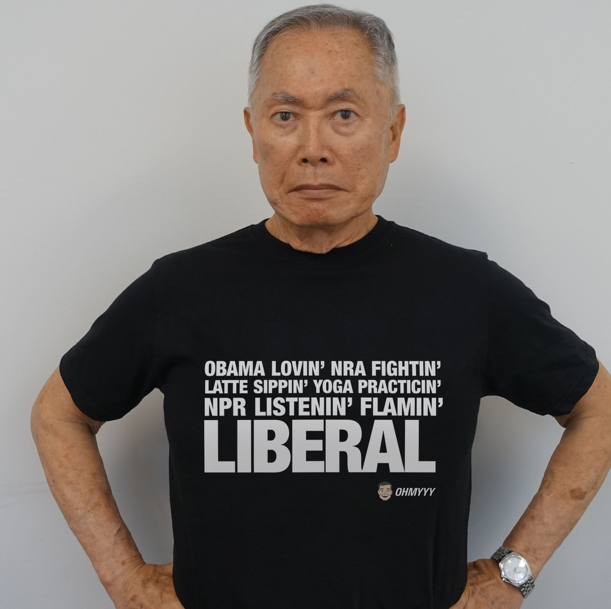 Wear this around your family get-togethers the way Uncle Bob wears his MAGA hat—with pride! It’s a real conversation starter. Pick up a Takei Tees design today: ohmyyy.gt/f1uw4y