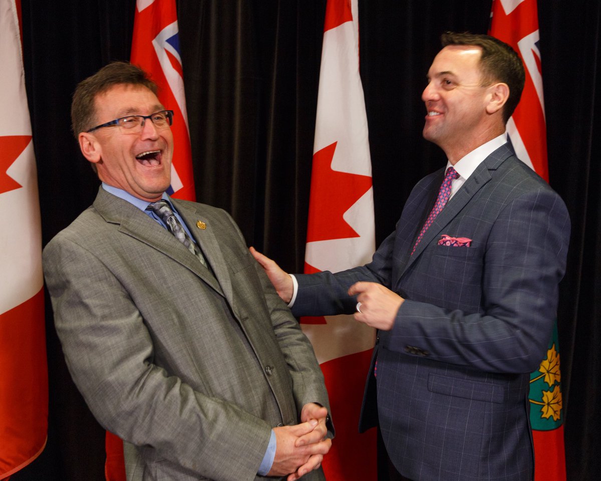 timhudak's tweet photo. Scene from the Green Room at #orpc18
Hudak: here are my bright ideas I’ve had for the Consumer Ministry since 2003
@billwalkermpp keeps straight face....reacts. #ONpoli @OREAinfo https://t.co/sGWYxGIuU3