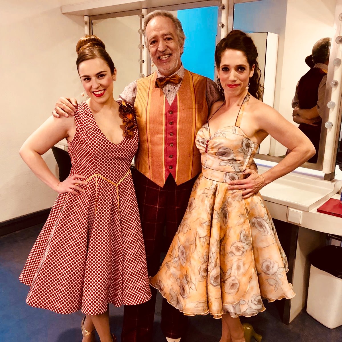 A cheeky snap after yesterday’s fab dress run of #chispasyritmosdeunhuracán <a href="/Teatro_Real/">Teatro Real</a>. Come see us celebrate the legend that is Leonard Bernstein!!!