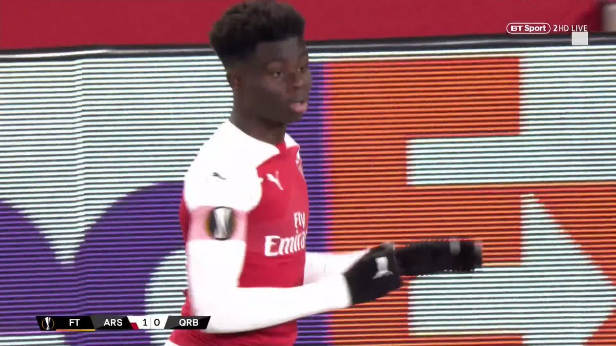 It looks like @Arsenal could have a ⭐️ on their hands in Bukayo Saka...
"I watched Ronaldo doing that for Juventus the other day!" 🙌