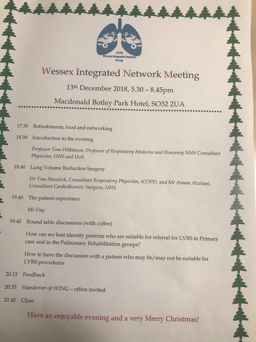 syrianexpat's tweet photo. @ Wessex integrated network meeting on developments in #lungvolumereduction and the service we offer @UHSFT https://t.co/zwpHgvOPkr