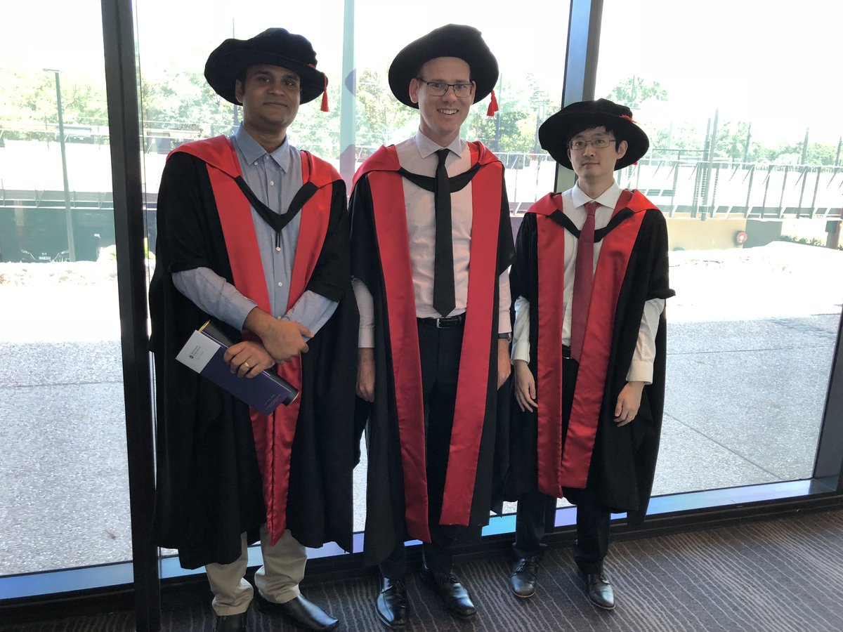 RossChemLab's tweet photo. Congratulations new @UQPharmacy PhD graduates Dr Suresh Kumar Veliyath and Dr Edward Lee @Eddy_Lee_89 !  It was great to have you as part of the team @RossChemLab - we wish you all the very best for the future 🎓👏🎓👏 https://t.co/1rmjCbHgHH