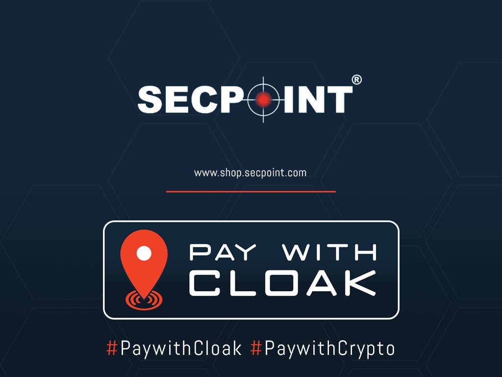 Cloak_Brasil's tweet photo. A @secpoint uma empresa de segurança IT da escandinávia aceita @CloakCoin !
🌐▶️https://t.co/t3qP9bAfpO
#CloakCoin #infosec #Paguecomcripto #Secpoint #criptomoedas #Privacidade #BYOB #btcbrasil #CryptoShop #btcportugal #altcoin https://t.co/G7hNMVlGPn