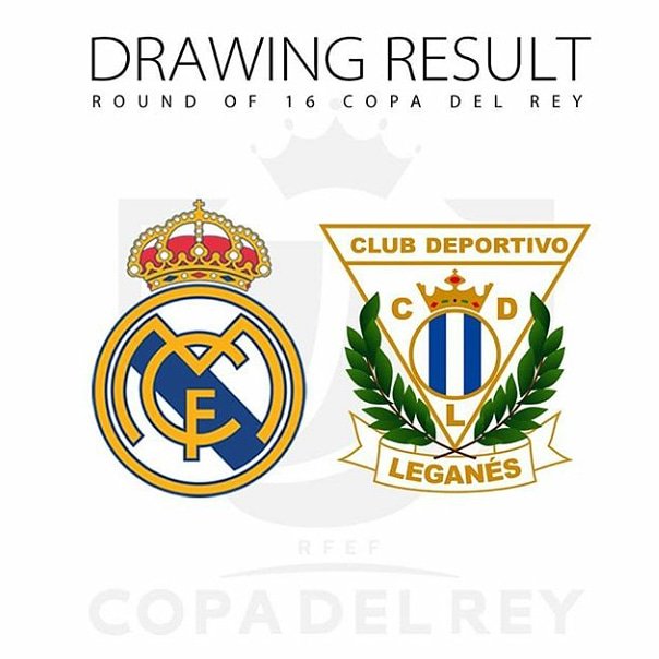 #RMCopa
✅ OFFICIAL : Real Madrid akan menghadapi CD Leganes di babak 16 besar Copa del Rey 2018/2019.
📆 Leg 1 = Kamis, 10 Januari di Bernabéu
📆 Leg 2 = Kamis, 17 Januari di Butarque
ㅤ ㅤㅤㅤㅤ ㅤㅤ
¡Hasta el Final, Vamos Real!
ㅤ
#halamadrid #RMCopa #madridistakroya