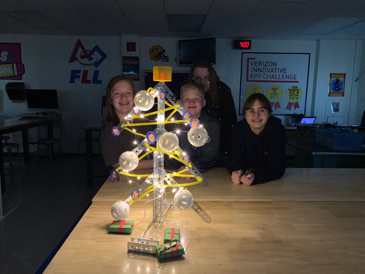 robotics_wms's tweet image. Ready to kickoff the holidays with team 12440 at the state championship this weekend! Check out our Pit-mas tree! @FTCTeams @TETRIXrobotics