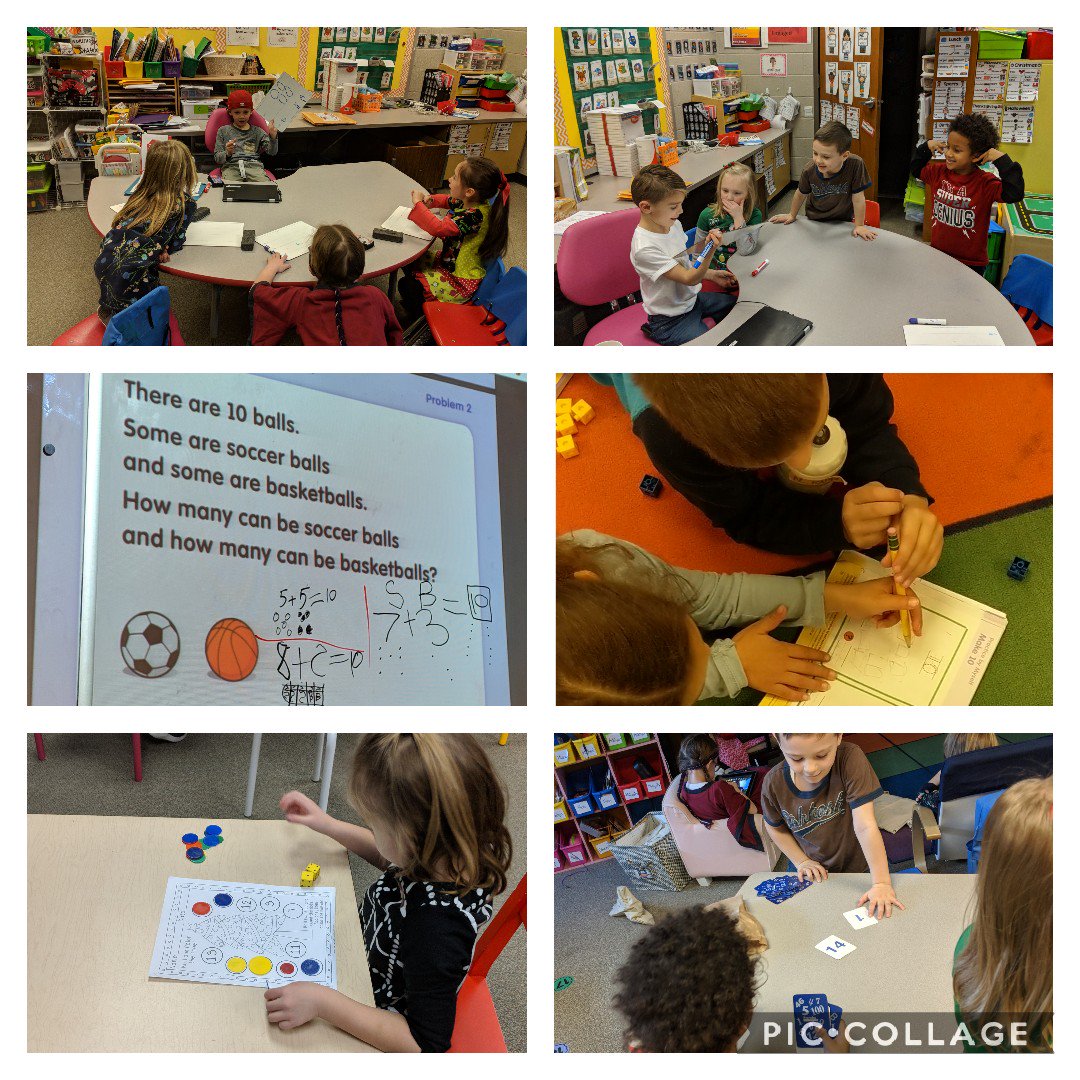 fearonskinders's tweet photo. Math is EXCITING and FUN! Student led groups, math buddies, cooperative learning, and independent practice! Oh...and solving word problems! #smarties #kindergartenrocks https://t.co/CzXQQTZv8F