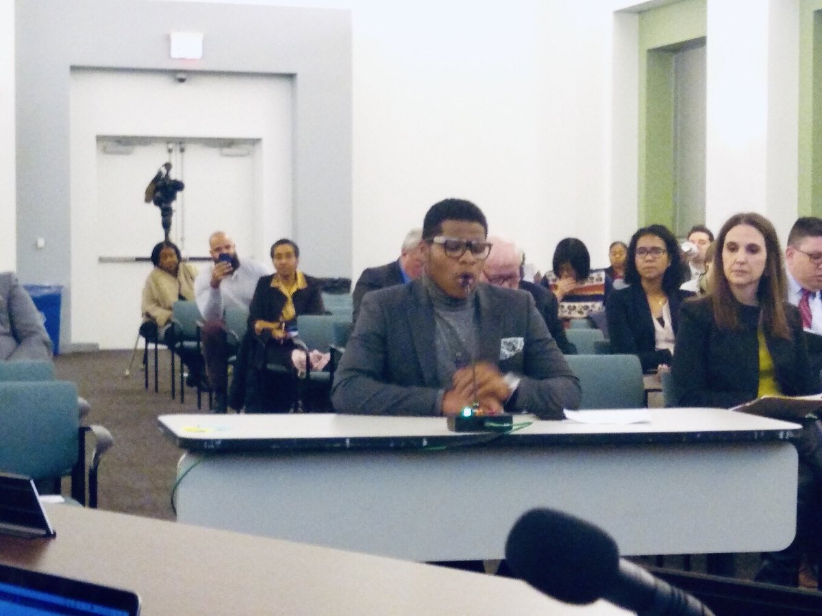 Our Vice President speaking at the Board of Education meeting about the importance of student voice in all schools!!