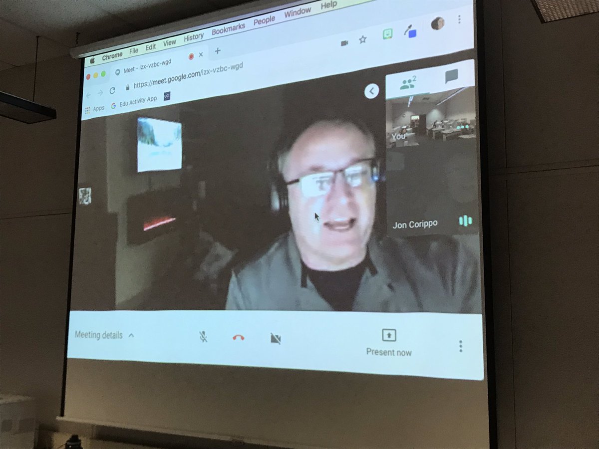 EdTechAntics's tweet photo. OMG. This is happening right now. The one and only @jcorippo is introducing #EduProtocols to our teachers right now. #ggusdtech #Fangirling https://t.co/qSaQO2U8YU