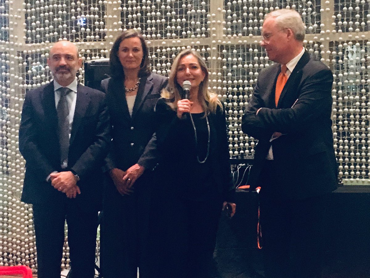 ItalyUN_NY's tweet photo. .@UN with all our friends to celebrate the end of 🇮🇹🇳🇱 #SplitTerm: an amazing two years’ journey in #UNSC! 
@MAZappia @KvanOosterom @ItalyUN_NY @NLatUN https://t.co/peoUJSVmOA