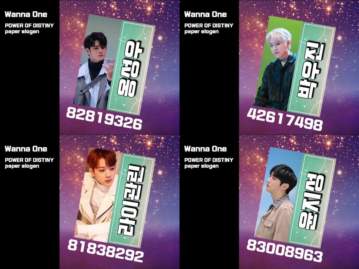 taegi_emon's tweet photo. 🌱Wanna One 1st paper slogan "POWER OF DISTINY"🌱
詳細は3枚目右下をご覧ください!
画像の下の番号が予約番号となっています
印刷時いいね、RTお願い致します🙏
#WannaOne #ワナワン #紙スローガン #paperslogan #POWEROFDISTINY #wannable https://t.co/yg7RlFEYQH