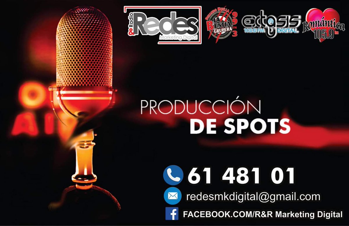 RadioRedes2's tweet photo. Anúnciate en las mejores estaciones https://t.co/CluCOtT2nM