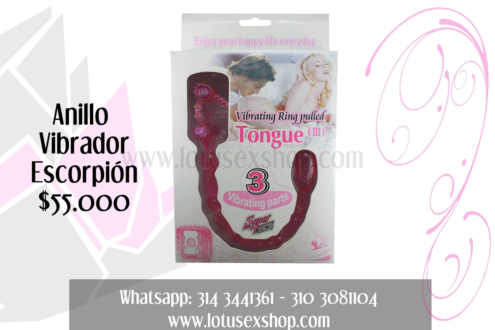 Anillo vibrador escorpion hot sale