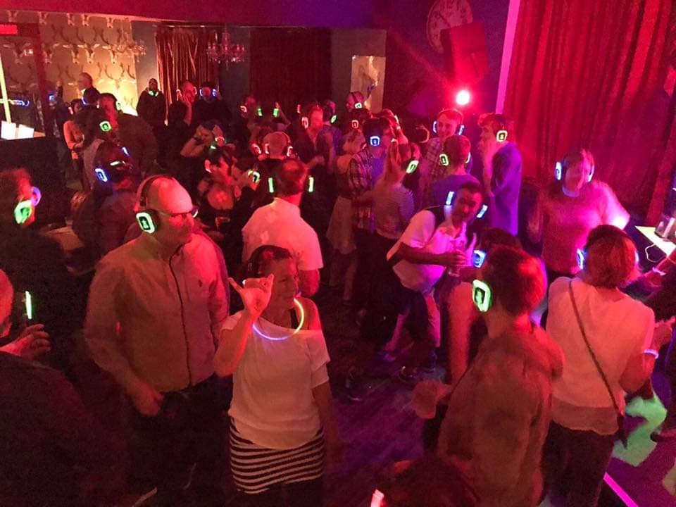 silenteventhero's tweet photo. Hire dates still available over the Christmas New Year period..call us if you want to experience ine if the most unique, whacky &amp; entertaining things you will ever do!  #silenteventhero #christmasparty2018 #silentdisco #quietestdiscoever #WeddingDay #weddingentertainment #disco https://t.co/rjzQaeedJ3