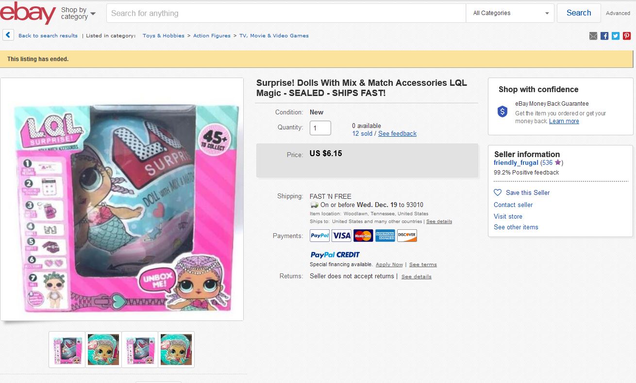 lql dolls ebay