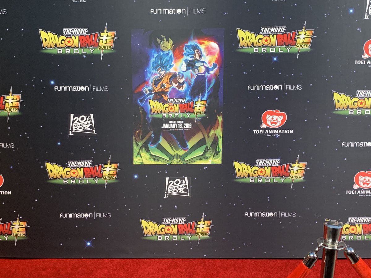 dragon ball super broly hollywood premiere