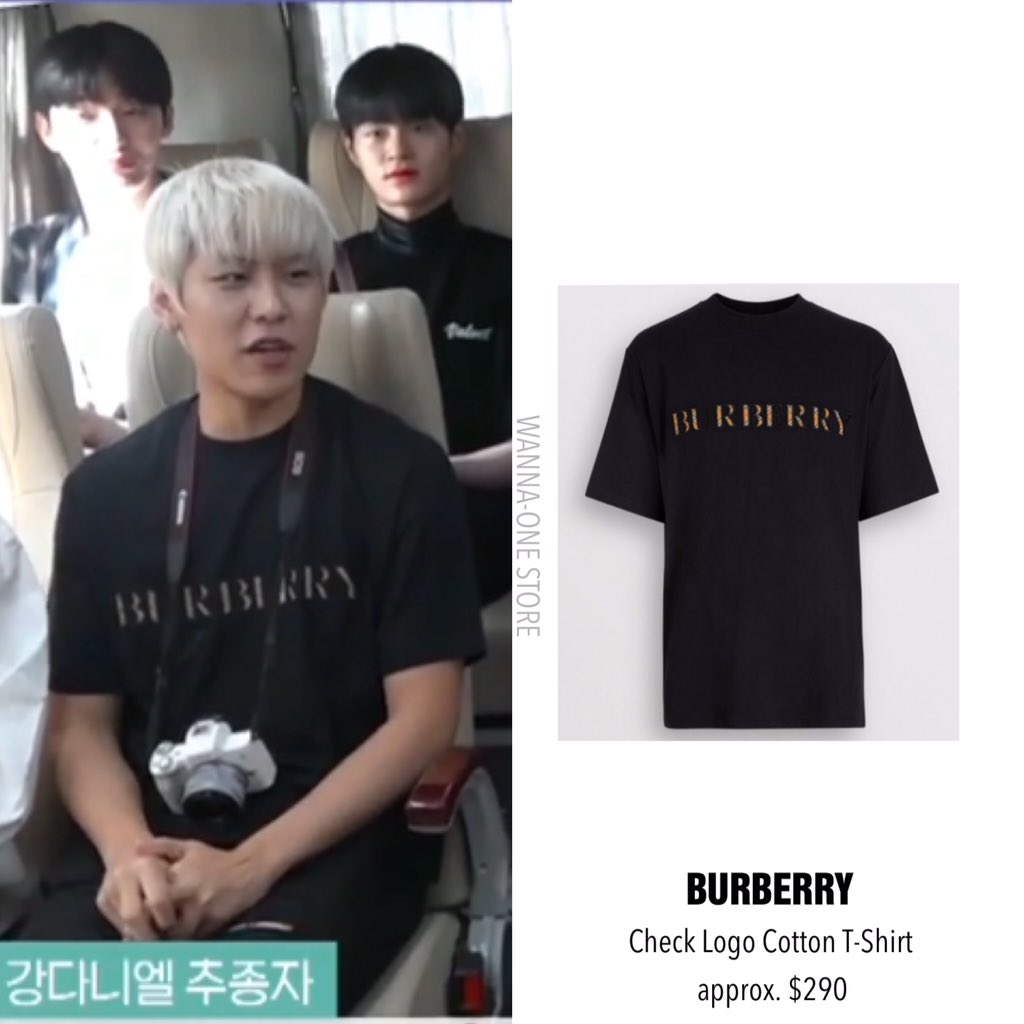 burberry check logo t shirt