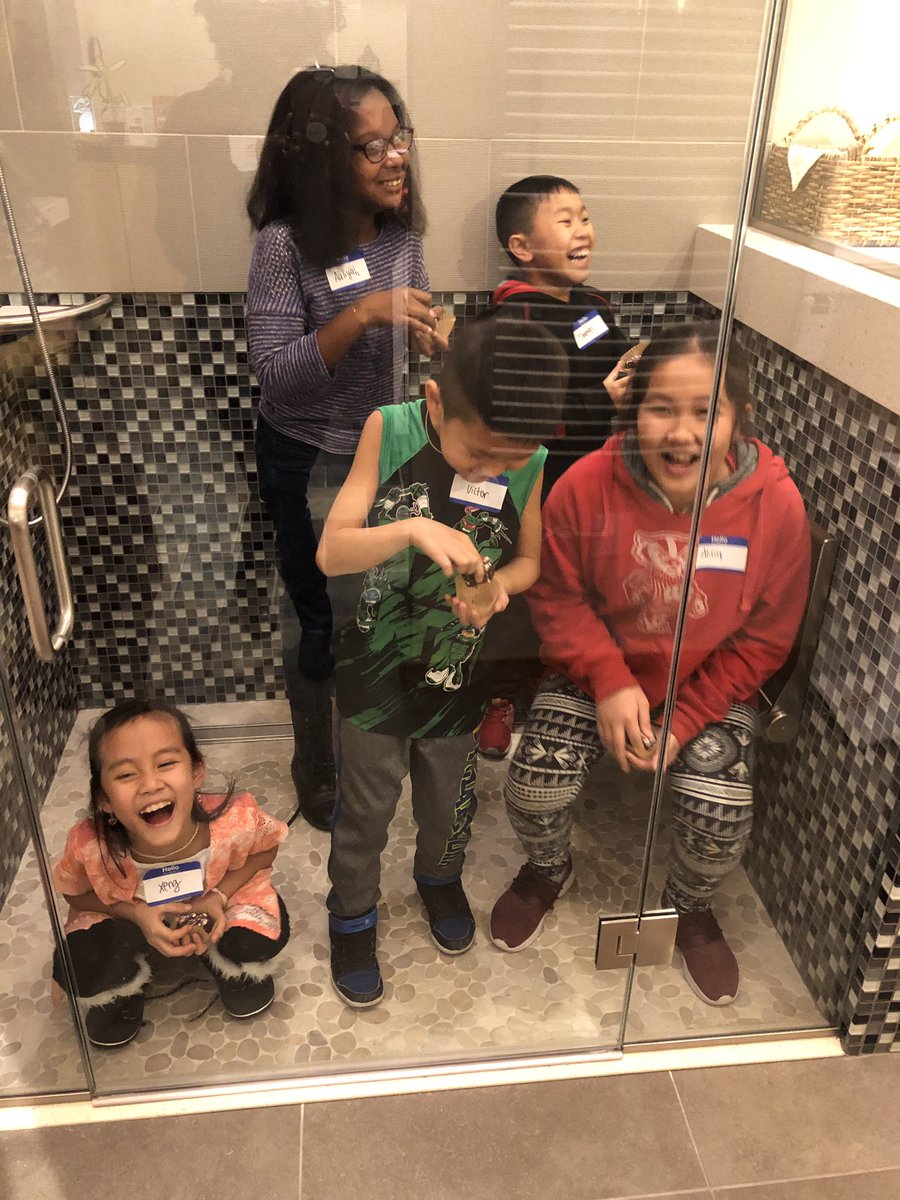 MSNReadingProj's tweet image. Our @ReadLikeMad grand prize winner, Alicia, and other Bayview Foundation kids had a blast checking out @belladomicile. Longtime supporter and friend Barbie stopped by as well. Tammy, @KatrinaBrooksMS and Karen striking a pose. #Thankful #TBT #Literacy