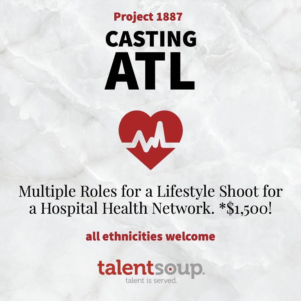 talentsoup's tweet photo. Casting lots O' roles. Get booked, get $1500 #workingtalent #cashola #getinthesoup https://t.co/A0JmTKSROd