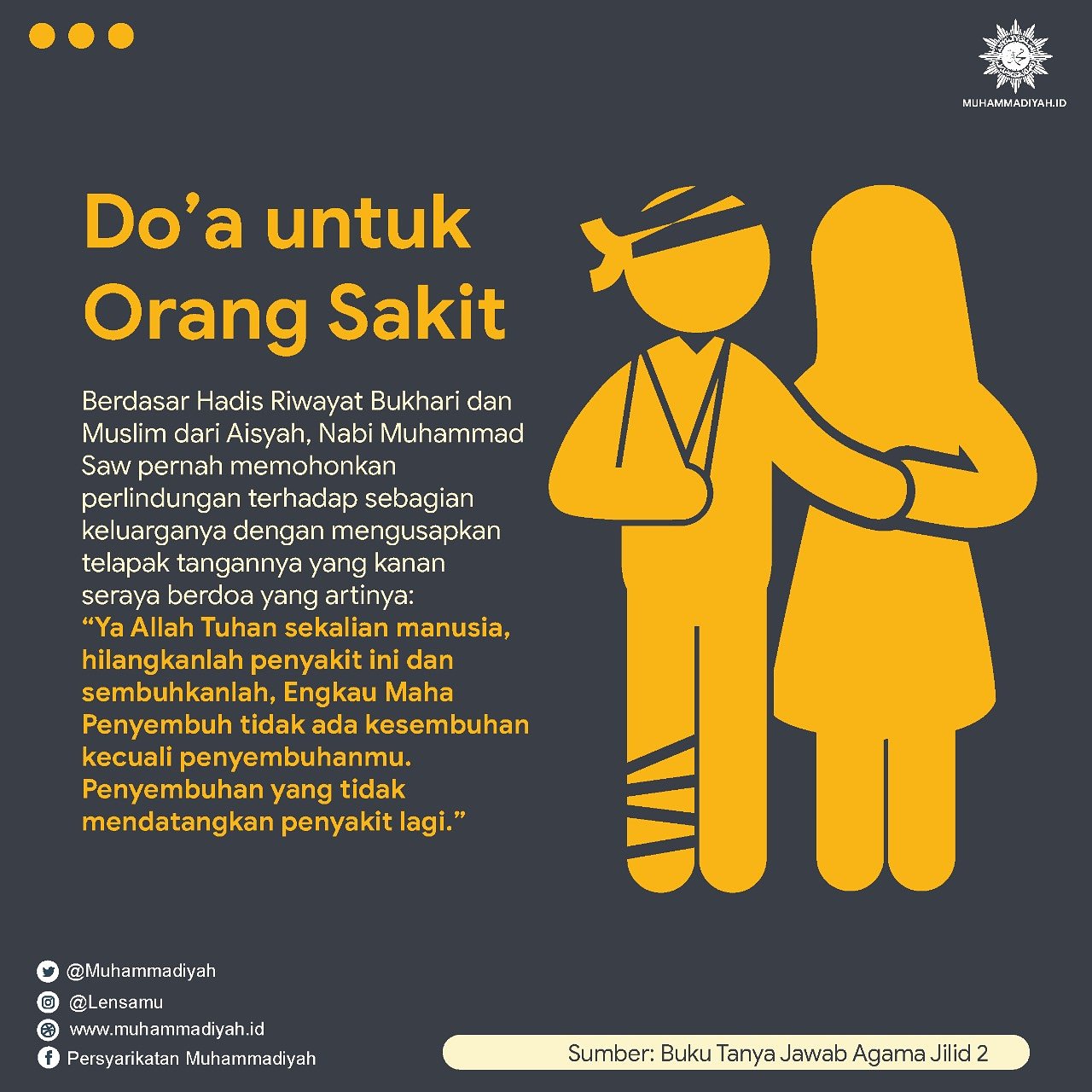 Muhammadiyah On Twitter Segala Macam Penyakit Dan Kesembuhan Datangnya Dari Allah Maka Senantiasa Memohonlah Hanya Pada Allah Swt Atas Segalanya Doa Sakit Islam Muhammadiyah Https T Co Plosoeq7yt