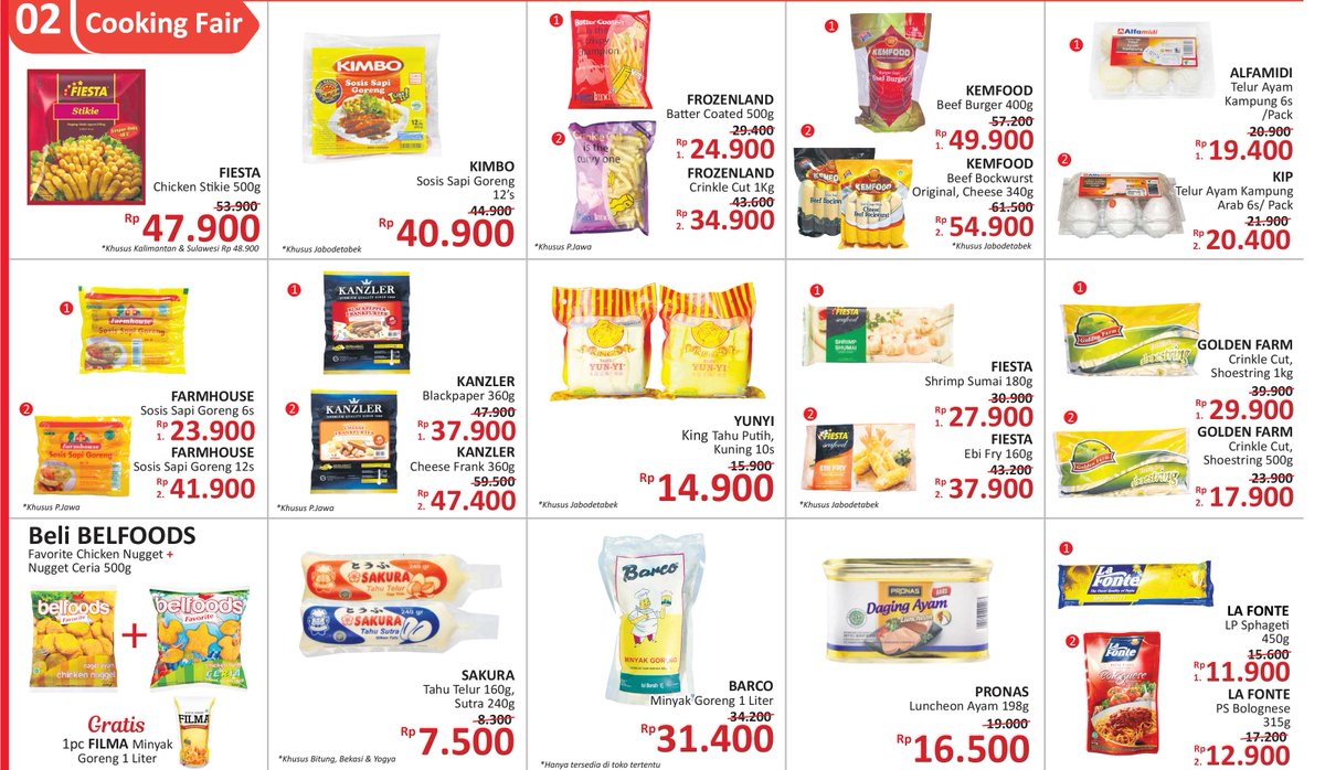 alfamidi_ku's tweet photo. Cari bahan masakan yang gak bikin kantong menipis? Nikmatin aja beragam pilihan produk #CookingFair dengan harga spesial di #Alfamidi segera hingga 31 Desember 2018 https://t.co/qVi7djxWoc