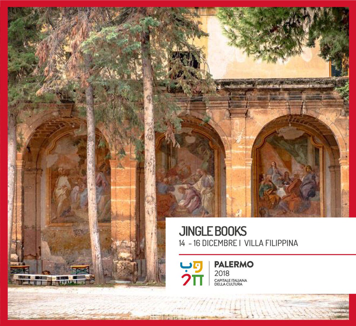 Un intero #weekend dedicato al mondo dei #libri con tante #presentazioni, #incontri, #laboratori, #itinerari, #letture e #spettacoli. Dal 14 al 16 dicembre, la quarta edizione di Jingle Books, #festa del libro e delle #arti, animerà i portici della storica Villa Filippina.