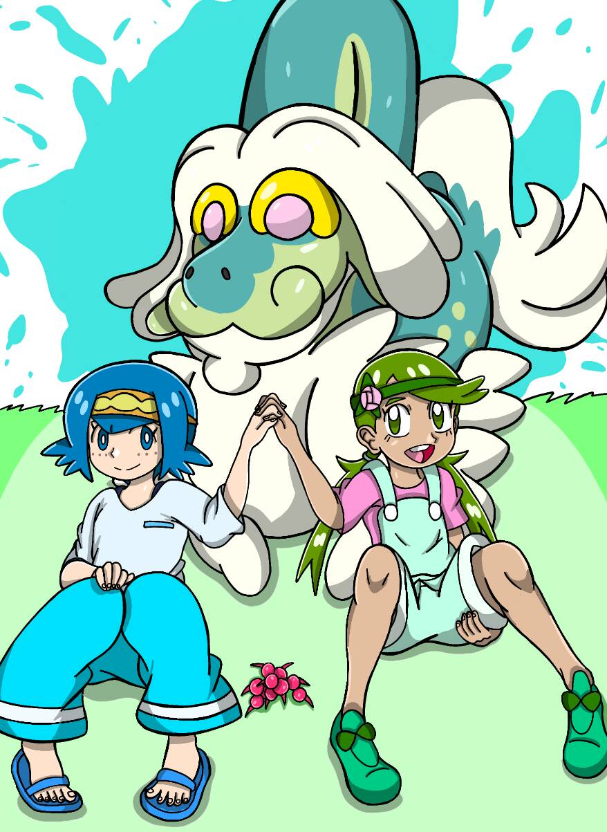 Kkk240 Anipoke アニポケサンムーン59話 幼馴染みなマオスイとジジーロン T Co Xytw42h02m Twitter