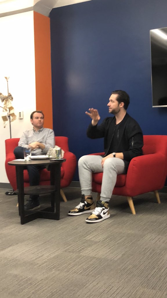 tashtalks's tweet photo. Inspiring afternoon at @survata listening to @alexisohanian and @chriskelly discuss #innovation #entrepreurs and more https://t.co/BeEzvDdUxp