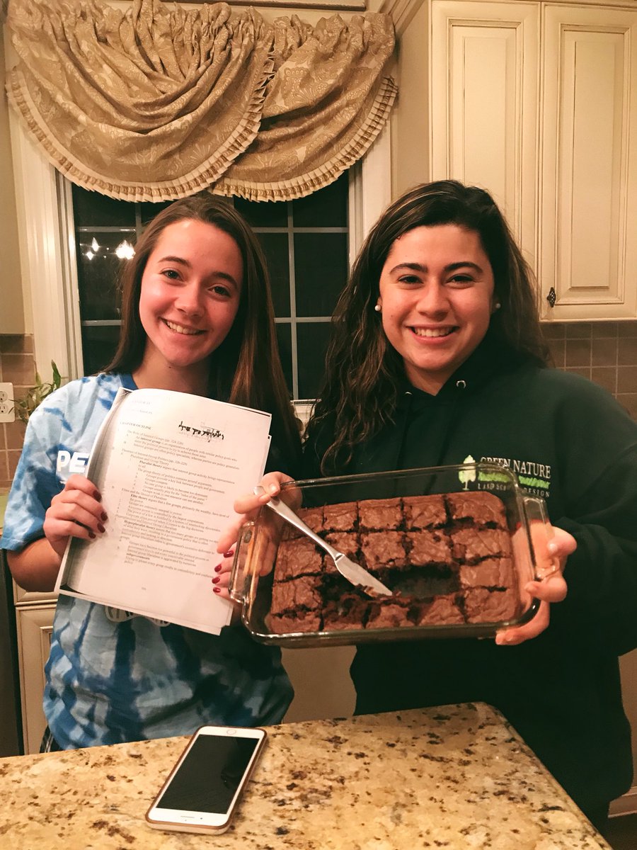 Different parties but we still snack  n’ study together 😋🤩 <a href="/2018blueparty/">Blue Party 2018 💙</a> <a href="/MrsJCohen20/">Jana Cohen</a> #PresidentofPequannock2018