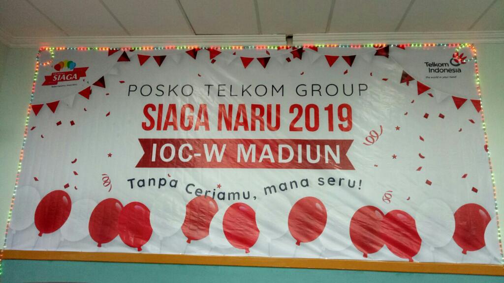 ayunewongkwang's tweet photo. TelkomGroup Mad siap amankan komunikasi pd libur Natal&amp;Tahun Baru
#TelkomFuntastic5 
#BRIGHTTR5 
#MNTREG5 (Madiun) https://t.co/pwRp54FIZr