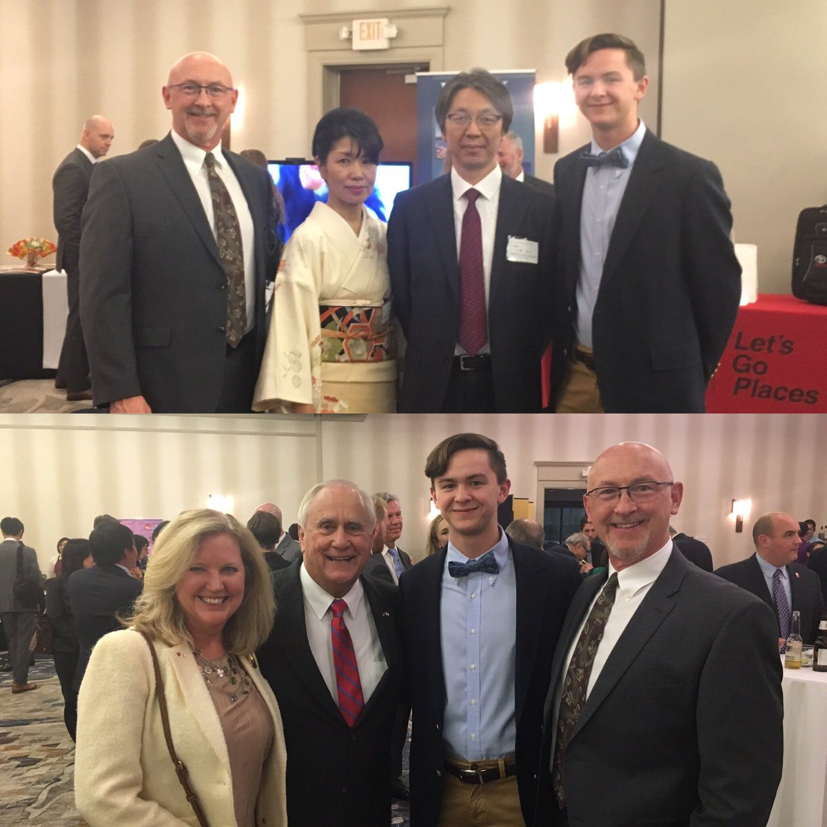 Great evening tonight representing Campbell County at the reception hosted by the Consul-General of Japan Kobayashi-san. It was nice to see and talk to friends from across the state and make new ones (Deputy Governor Jim Henry).