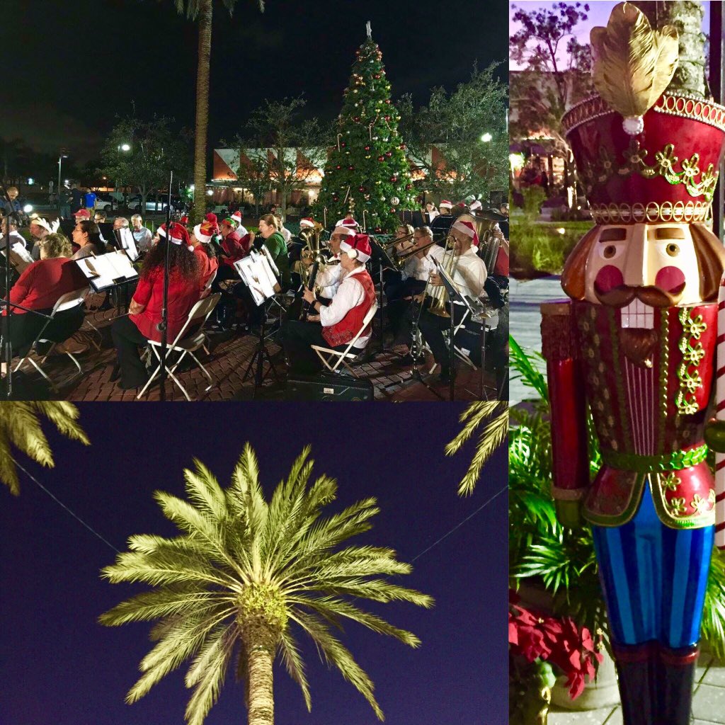 NMConcertBand's tweet photo. Oh what fun we had being a part of the #MocaPlaza #CityOfNorthMiami #GrandReopening and #ChristmasTreeLightingCeremony Such an honour to play holiday favourites for our community. A beautiful celebration it was! It’s not too late! See Plaza and Lights! #NoMiNews #GNMiamiChamber https://t.co/541ACmYxYI