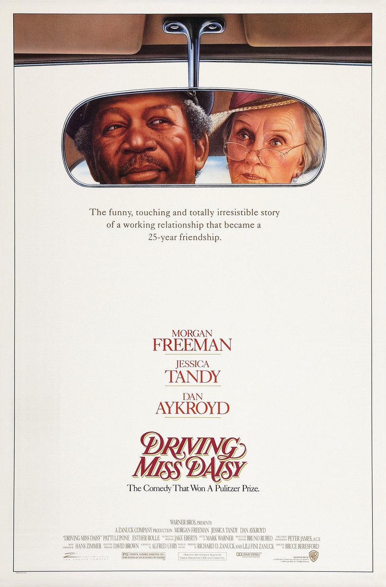 FilmNewsNos's tweet photo. 🎬MOVIE HISTORY: 29 years ago today, December 13, 1989, the movie ‘Driving Miss Daisy’ opened in theaters!

#MorganFreeman #JessicaTandy #DanAykroyd #PattiLuPone #EstherRolle #JoannHavrilla #WilliamHallJr #MurielMoore #SylviaKaler #CrystalRFox https://t.co/GQD18sxFwC