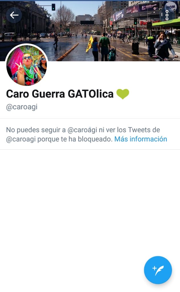 Kadiazs's tweet photo. Ja!! Que risa que me da cuando la tolerancia se traduce en que te bloquean... y todo por denunciar a dirigentes que no respetan a sus bases. Estamos mal #parointegra https://t.co/xDsR0n1FmG