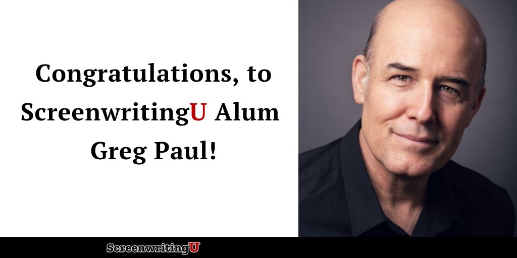 ScreenwritingU's tweet photo. ScreenwritingU Alum, Greg Paul, Lands Writing Assignment! Read more about Greg's success story here: https://t.co/72BbZXkJ9E #Screenwriting #writer https://t.co/H01SgBieUx