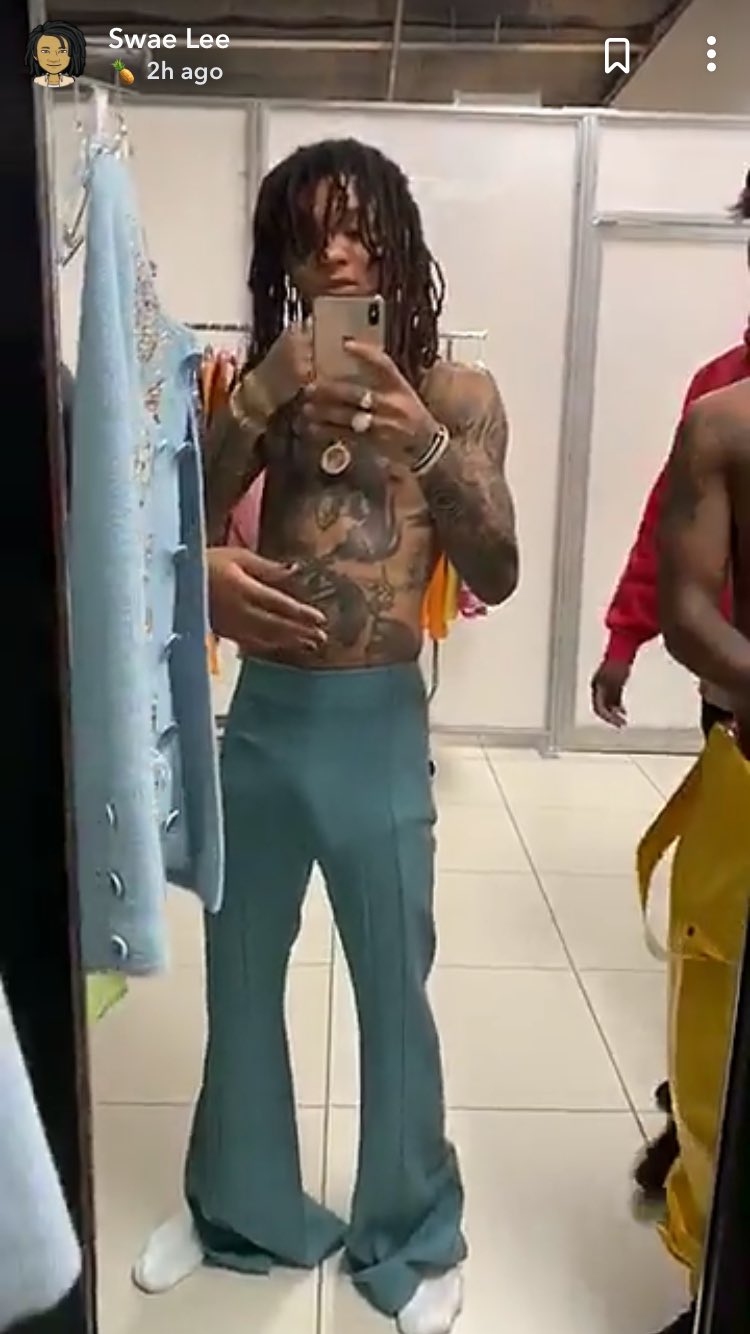 “Swae Lee cutting up on snap 😂” .