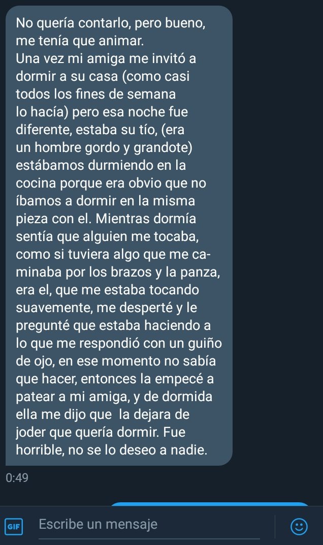 Dejemos de tener miedo. Se va a caer✊🏻