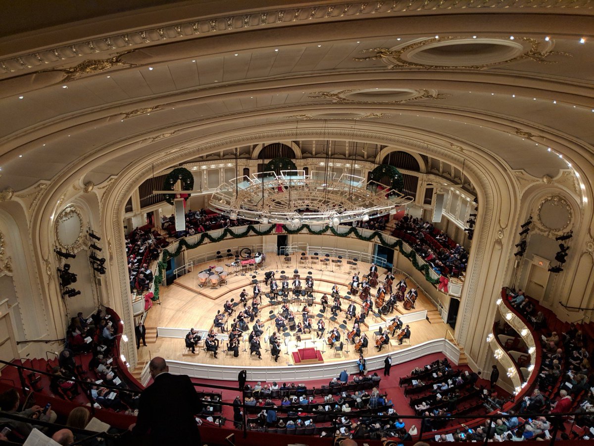 Hearing the CSO perform Tchaikovsky: 👏👏👏 (@ Symphony Center (Chicago Symphony Orchestra) - <a href="/chicagosymphony/">Chicago Symphony Orchestra</a> for Chicago Symphony Orchestra in Chicago, IL) swarmapp.com/c/20JoAPoAfzF